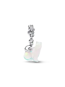 Подвеска-подвеска Белая медведица и ее медвежонок Pandora, серебро 925 пробы