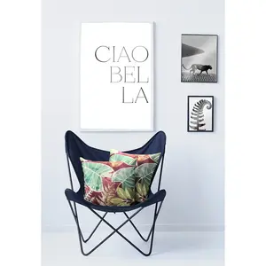 Декоративная подушка Jody Apelt, Grün, rot + gemustert