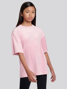 Детская велюровая оверсайз футболка Juicy Couture, Pink Nectar