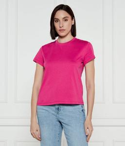 Футболка женская Patrizia Pepe хлопковая однотонная, розовый