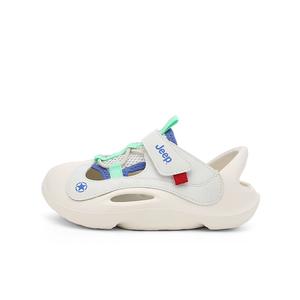 Детские сандалии с низким голенищем, устойчивые к истиранию, дышащие и быстросохнущие Jeep, черный/синий