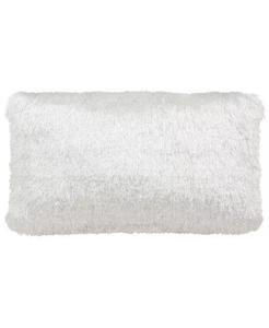 Подушка с лохматой шерстью для дома и улицы размером 12 x 20 дюймов Safavieh, бежевый