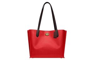 COACH Сумка тоут из спилка кожи ивы