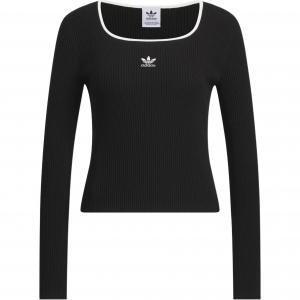 Adidas Originals Adicolor FW24 Вязаный свитер женский Black