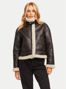Куртка из искусственной кожи, стандартного кроя Jjxx, коричневый