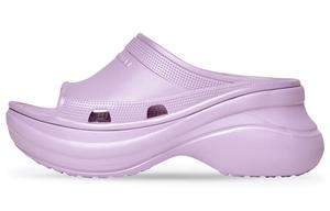 Шлепанцы Balenciaga x Crocs, фиолетовый