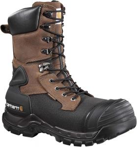 Мужские рабочие ботинки Carhartt Yukon Pac, 10 дюймов, коричневый/черный