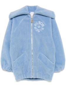 Куртка-бомбер из овчины Patou, синий