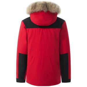 Пуховик унисекс Jeep, красный/черный