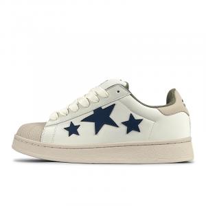 LuzaoT SUPER DRAG Shell Head противоскользящие и износостойкие легкие низкие кроссовки для скейтбординга унисекс бежевые, белые, синие