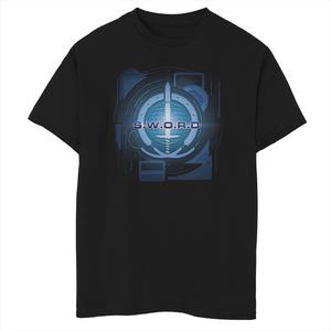 Мальчики 8–20 лет Marvel WandaVision S.W.O.R.D. Футболка с цифровым логотипом и графическим рисунком Licensed Character