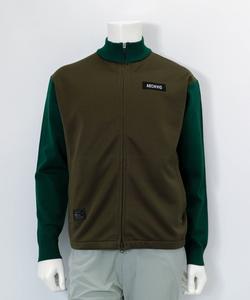 Блузон из комбинированных материалов