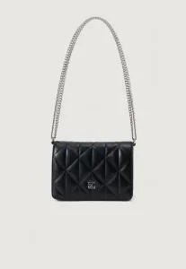 Стеганая мини-сумочка на цепочке, сумка через плечо Calvin Klein, Black