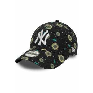 Кепка 9Forty Floral New York Yankees New Era, черная