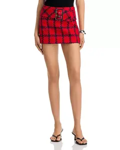 Мини-Юбка "Шаг вперед" Mother, красный