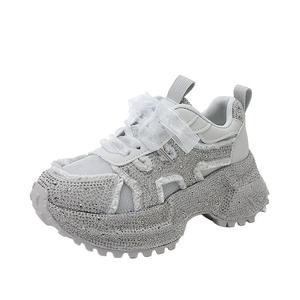 Dragon Dance Серебряные женские кроссовки Low top Chunky, цвет Silver