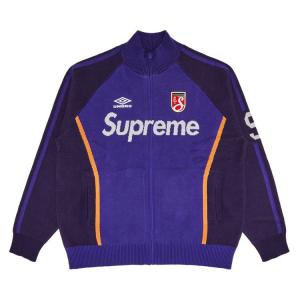 Свитер Supreme x Umbro Zip Up Sweater, Purple