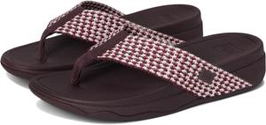 Сандалии FitFlop Surfa Multi-Tone Webbing Toe-Post Sandals, цвет Plumberry