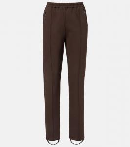 Хлопковые спортивные брюки с добавками Maison Margiela, Dark Brown