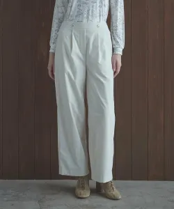 Быстросохнущие широкие вельветовые брюки Studio Picone, цвет White(090)