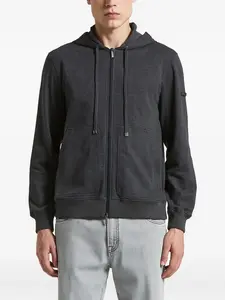 Толстовка на молнии с капюшоном Peserico, серый