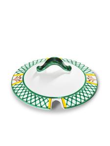 Охотничья суповая кастрюля белого цвета Gmundner Keramik