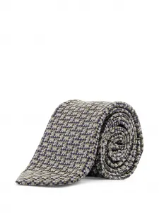 Шелковый галстук Kiton, бежевый