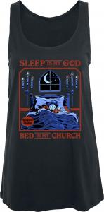 Топ Steven Rhodes Sleep is my God - Bed is my Church, черный