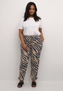 Брюки Marca Ami Kaffe Curve, полуночная амфора с животным принтом