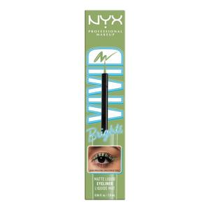 Яркая жидкая подводка для глаз с ручкой NYX Professional Makeup, цвет ghosted green, 2 мл