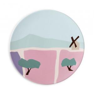 DEGRENNE Paris Destination Sud, круглые тарелки, набор из 6 шт, мультиколор