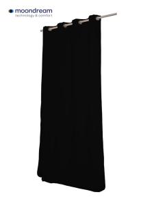 Шумозащитная штора блэк-аут (светонепроницаемая) 145/260 см, черный