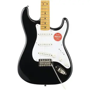 Электрогитара Squier Classic Vibe '50s Stratocaster с грифом из клена, черная