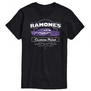 Мужская футболка с рисунком Disney/Pixar's Cars Ramones, изготовленная на заказ Disney / Pixar, черный