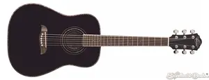 Акустическая гитара Oscar Schmidt OGHS 1/2 Size Dreadnought Acoustic Guitar Black - OGHSB