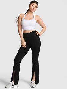 Леггинсы-Клеш с эстафетным швом Pink, pure black