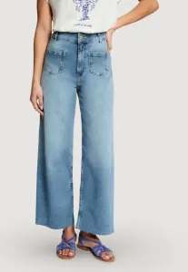 Расклешенные джинсы podi Morgan, Dark-Blue-Denim