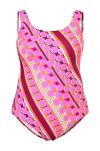 Купальный бралетт Ulla Popken, Light pink/Dark pink