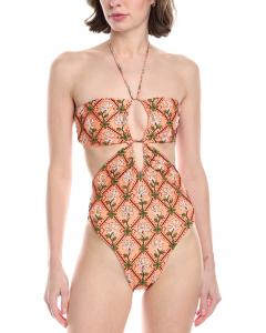 Сплошной купальник Agua by Agua Bendita Herbal Trikini, оранжевый