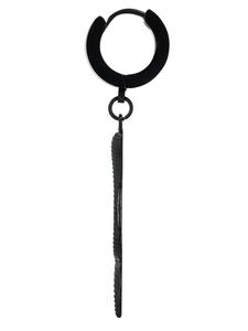 Adeliás Универсальный кулон - кулон в форме сердца из нержавеющей стали черного цвета