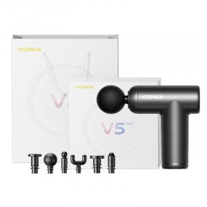 Пистолет для массажа мышц Sports Muscle Soothing, подарочный набор JMQ KJ V5 KONKA