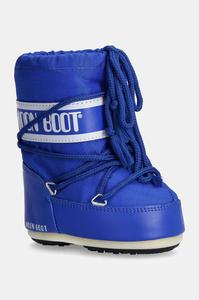 Детские зимние ботинки Moon Boot ICON MINI NYLON, синий