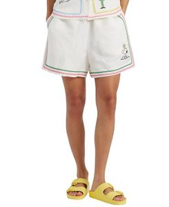 Женские льняные хлопковые шорты Peanuts Vacation Chinti & Parker, белый