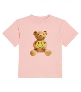 Футболка из хлопкового джерси с принтом Palm Angels, розовый