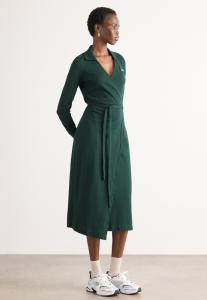 Платье Lacoste Day dress, Sinople/Dark Green