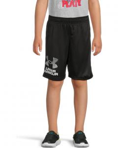 Шорты Under Armour Kids Tech Logo Shorts, черный/белый
