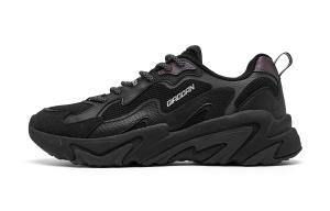 QIAODAN Кроссовки Bianco 2.0, увеличивающие рост, износостойкие, дышащие, нескользящие, низкие, повседневные, мужские, черные