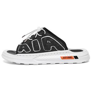 Shiozawa Мужские быстросохнущие шлепанцы с прошитой резиновой подошвой белые, цвет White