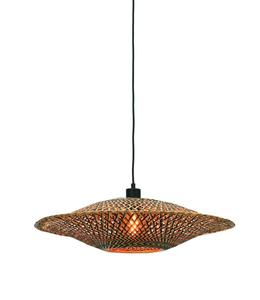 Подвесной светильник Good & Mojo, 60x15 см, светло-коричневый/черный