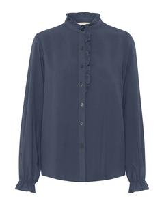 Рубашка Cream Blouse Venea, морской синий